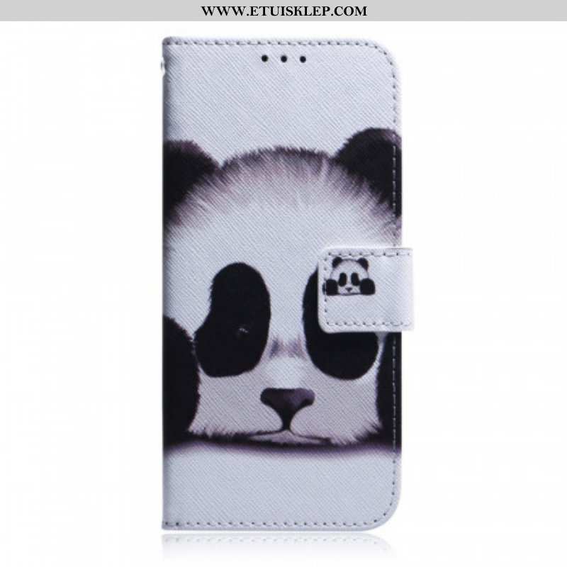 Etui Folio do Realme 8i Twarz Pandy